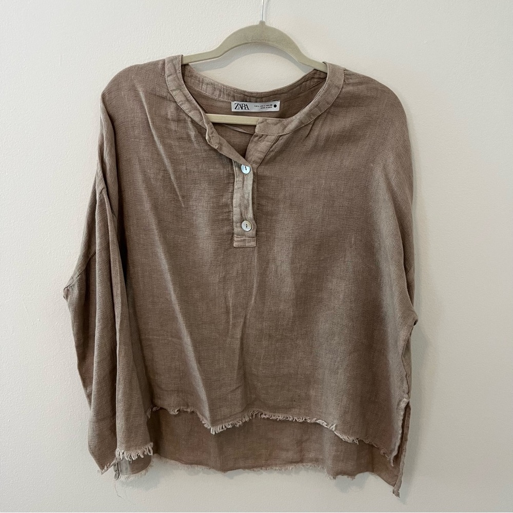 Tan Zara top